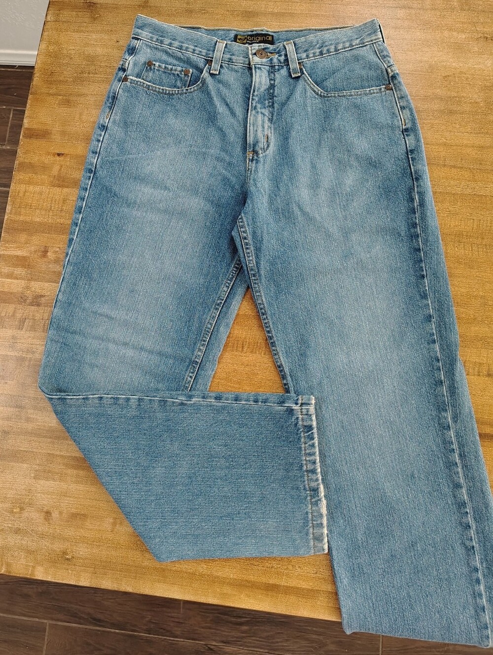 ORIGINAL ANCHOR BLUE 100% Cotton Jeans Y2K 90S Size 31/32